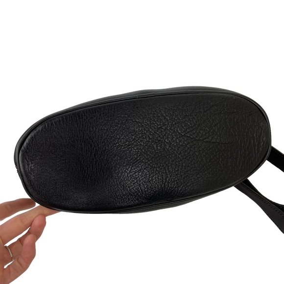 Vintage Coach Sonoma Black Pebbled Leather Bucket Crossbody Shoulder Bag 4906 - Picture 14 of 16